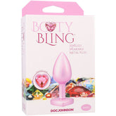 Booty Bling Metal Heart Plug (Pink) – Small Smooth Butt Plug Pink > Anal Range > Jewel Butt Plugs
